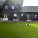 Backyard Artificial Turf Installation