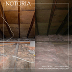 Insulation Removal and Install Before & After