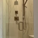 Shower finish plumbing