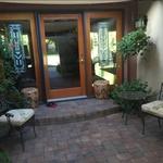 PATIO WITH STEP