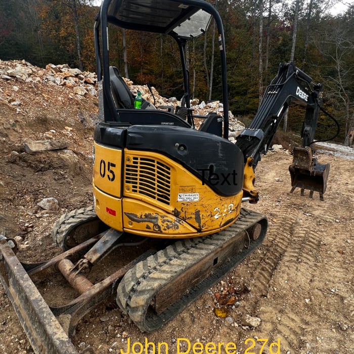 John Deere 27d Mini Excavator