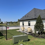 5' black chain-link fence