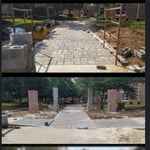 Concrete Brick walkway