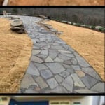 stone sidewalk