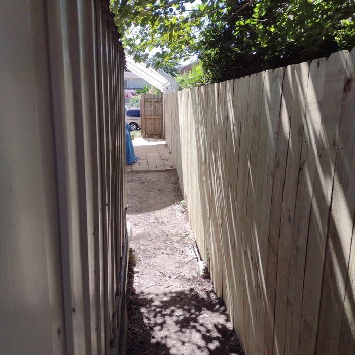Completed fence