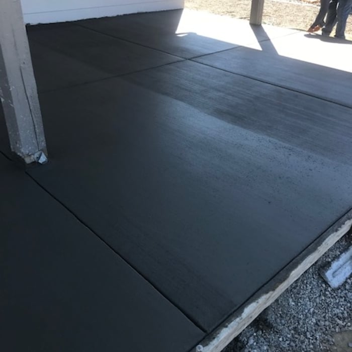 concrete patio
