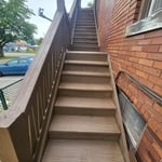 side stairs