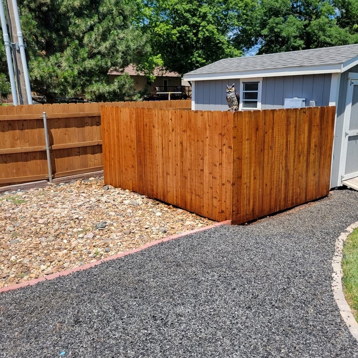 Fence Install & Stain