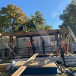 During construction