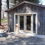 Exterior of shed