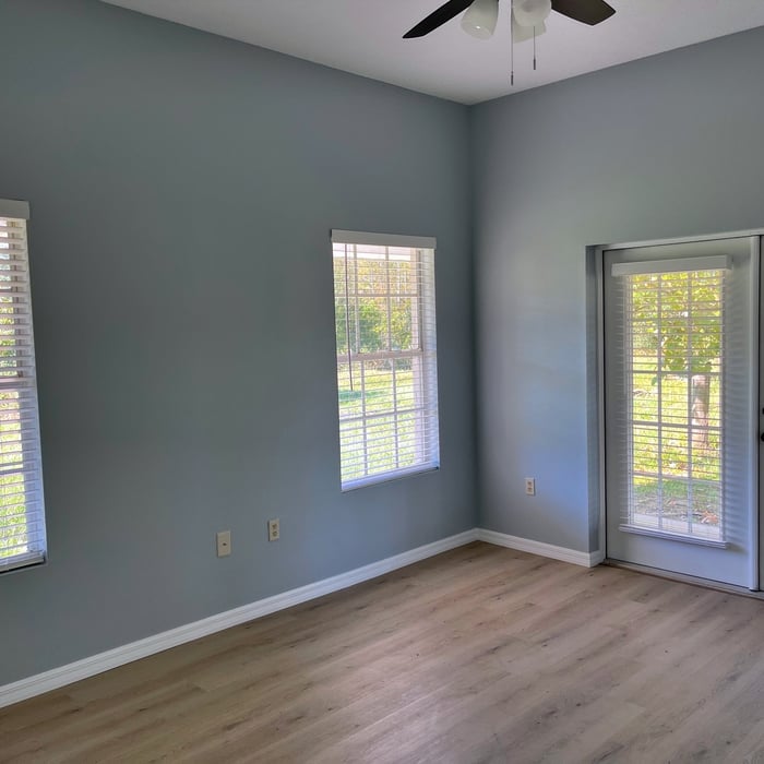 Faux Wood Blinds are Great for Multi-Window Rooms