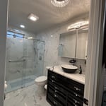 High end bath remod