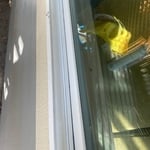 Cleaned window track
