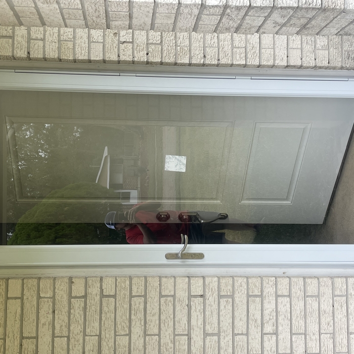 exterior storm door install
