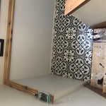 Tile laid