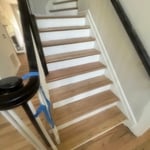 Red oak treads