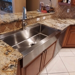 finished sink and repair
