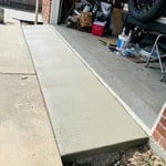 RV slab and access ramp