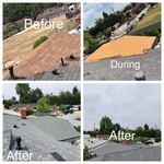 Before and After Shingle Project