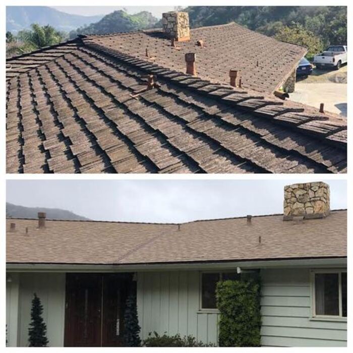 Wood Shake to Shingles Transformation