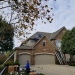 During Gutter Install