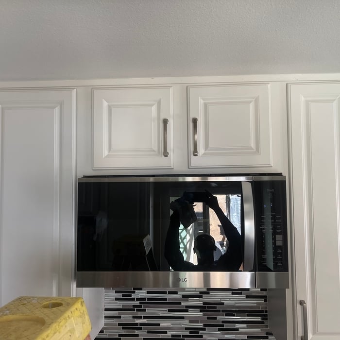 Microwave install
