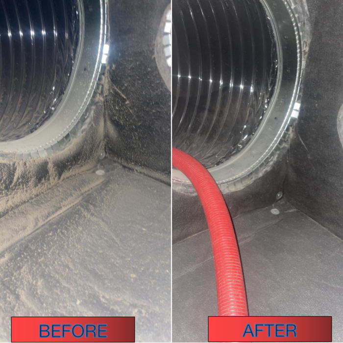 Plenum and Duct - Before & After