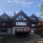 Exterior log home