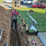 Replacing the Sewer Line