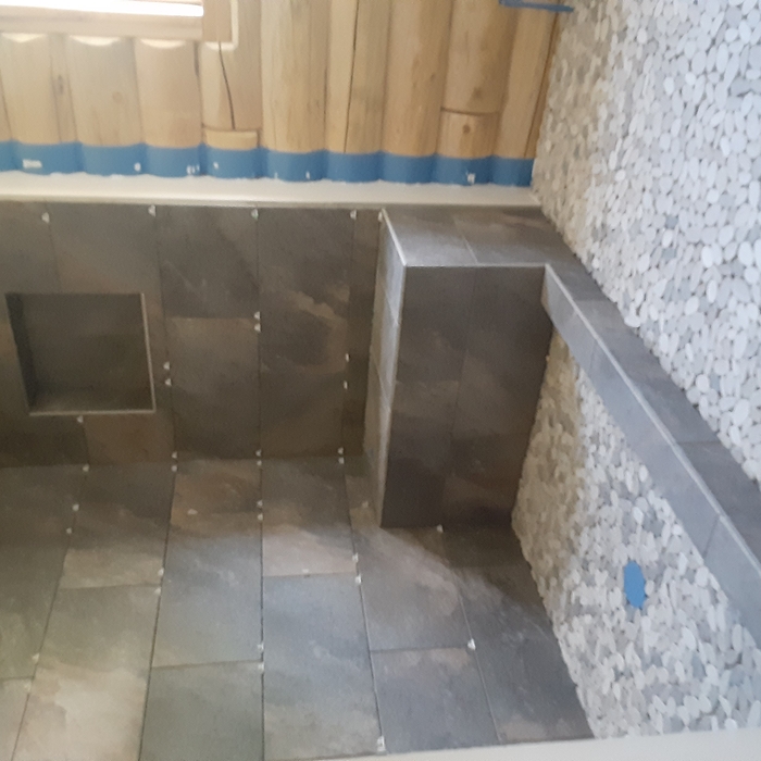 Log Cabin Loft Bathroom