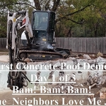 Demoing Concrete Swimming Pool