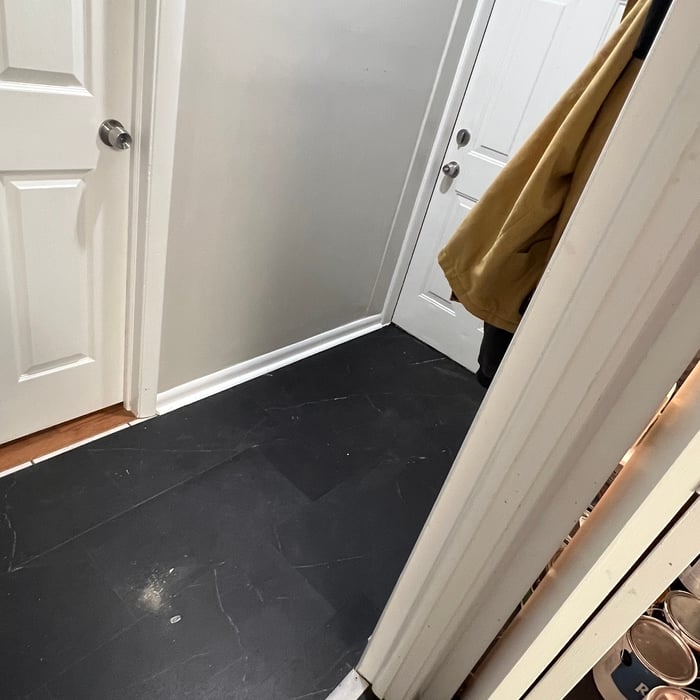 Laundry Rm Floor install