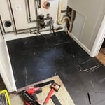 Laundry Rm Floor install