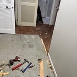 Laundry Rm Floor install