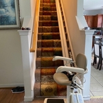Straight Stairlift - Carpeted Stairs