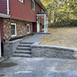 New Footing Drains With Pavers