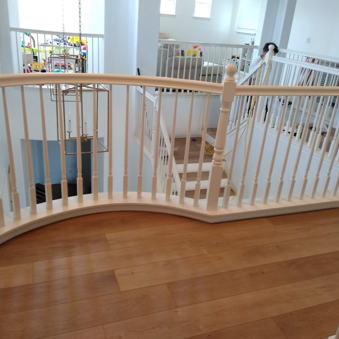 Curved Landing
