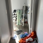 A walkway to laundry disaster
