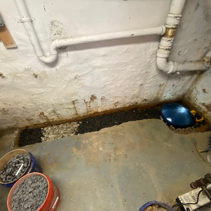 Small French Drain System