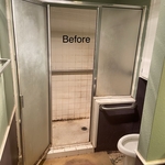 Leaky tile shower
