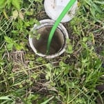 Hydro jetting plumbing line in home