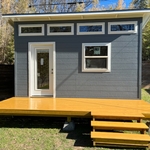 12 x 16 x 10’ tall lean to shed with 8 x 16&