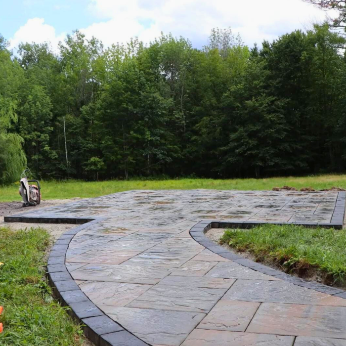 Patio & Fireplace Install