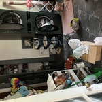 Before laundry room makeover!