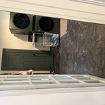 After beautiful laundry room makeover!