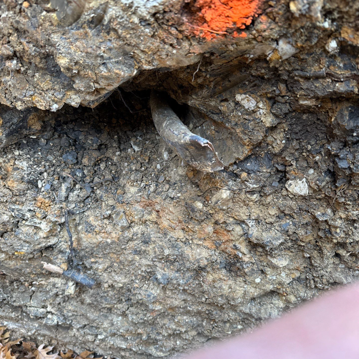 damaged water main