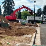 Excavating for new residence