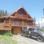 Log Home staining on the Grand Mesa