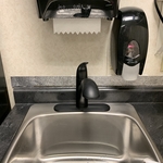 Installed sink with Faucet