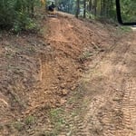 Beginning driveway job